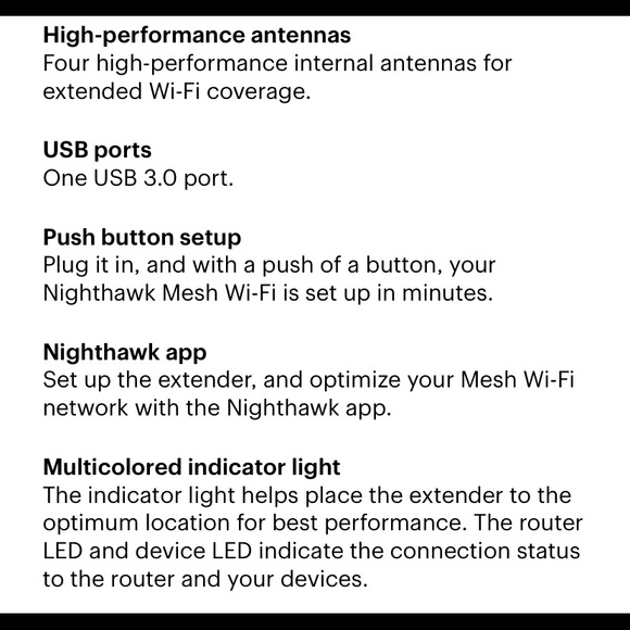 Netgear WiFi extender, up to 2,500 feet of more coverage., - Picture 5 of 11